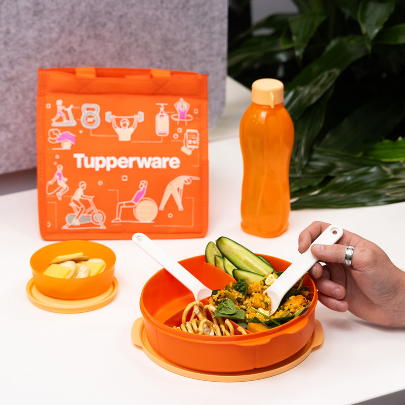 Tupperware Orange Soup Box