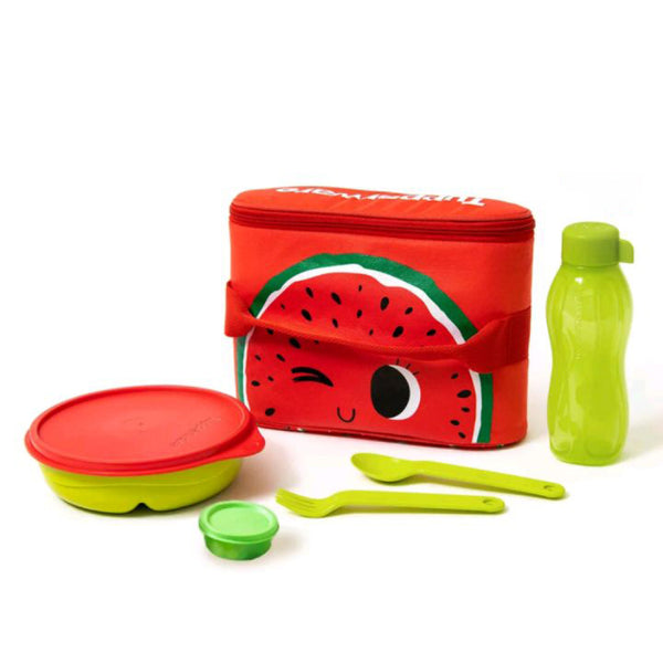 Tupperware Large Lunch-It Divided Lunch Bento Box Watermelon