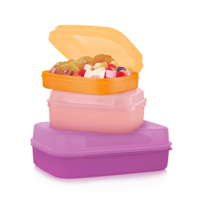 SLIM STORAGE CONTAINER 1.1L - ORANGE TAFFY