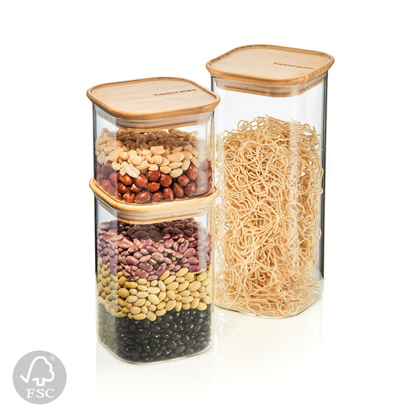 BAMBOO FILL JARS SET – Tupperware Australia